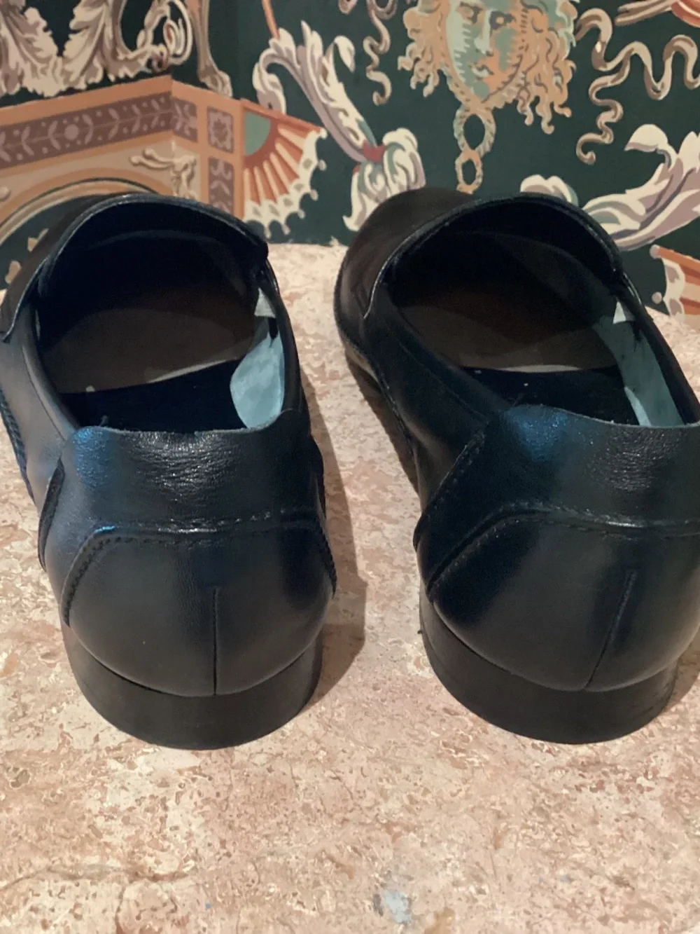 MORESCHI MEN’S BLACK LOAFERS - MADE IN ITALY - SIZE 8.5 US
